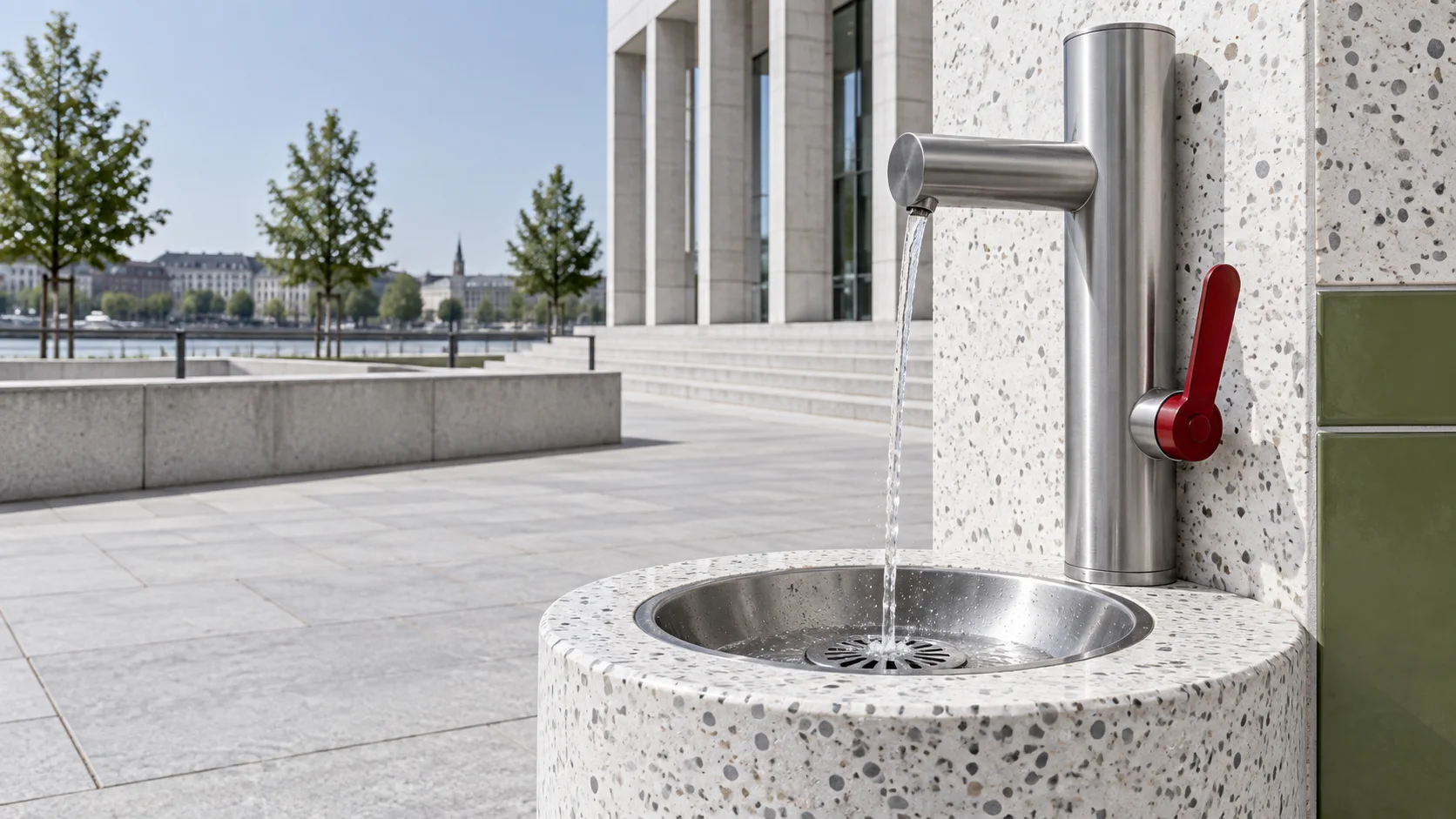 A public water station